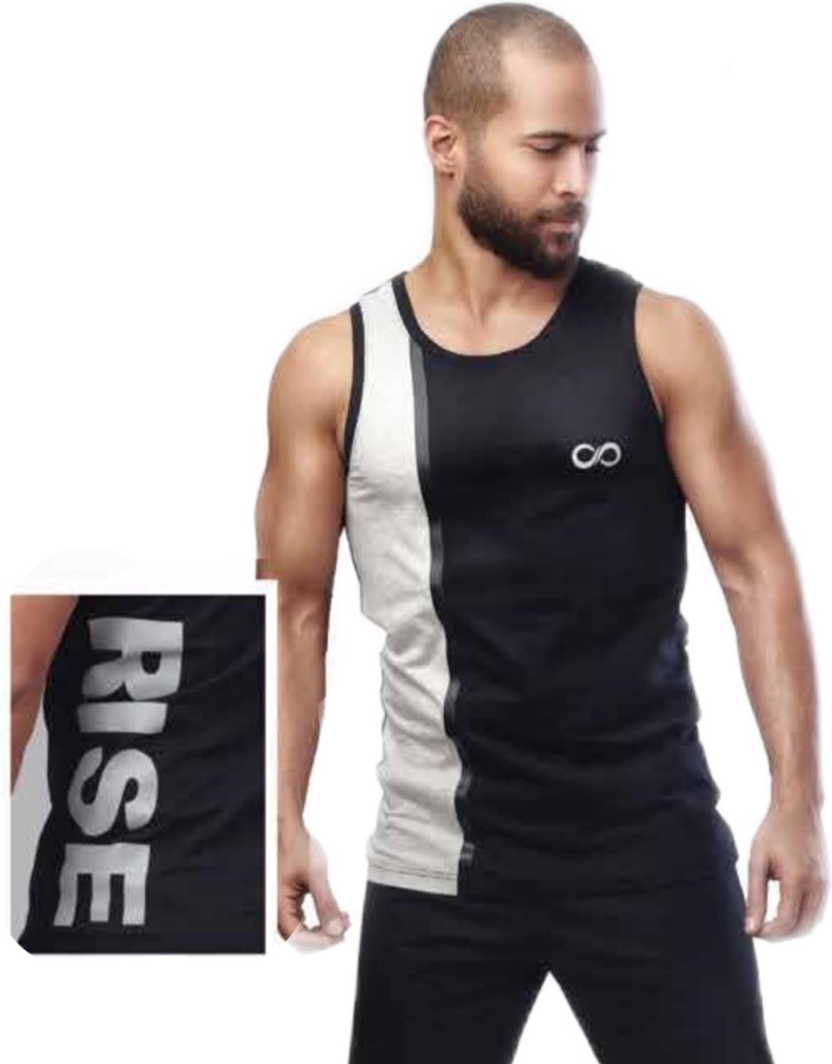 Embrator mannen Tank-Top Rise zwart maat S