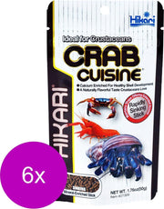 Hikari Crab Cuisine - Vissenvoer - 6 x 50 g