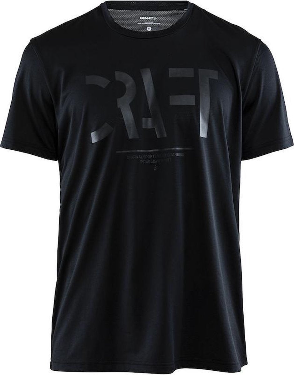 Craft Eaze Ss Craft Mesh Tee M Sportshirt Heren - Black