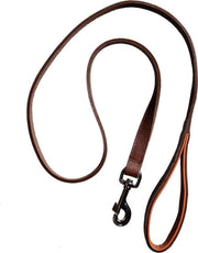 Habitat Riem Vetleer Gevoerd Bruin 130x2