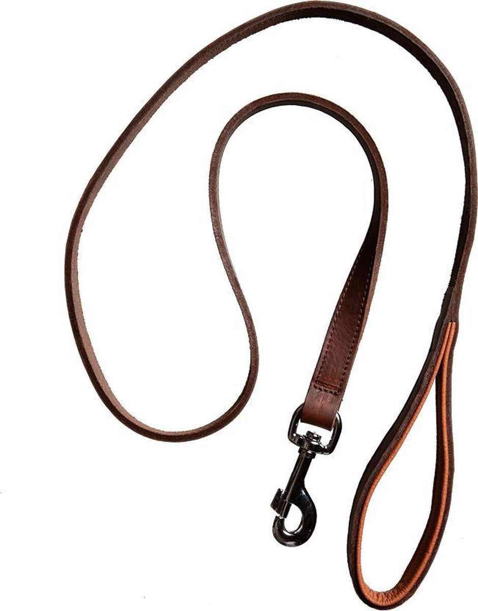 Habitat Riem Vetleer Gevoerd Bruin 130x2