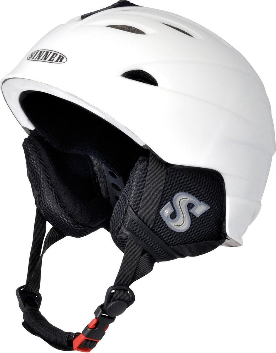 Sinner Zeta Shiny White - Skihelm - Unisex - Maat L - Wit