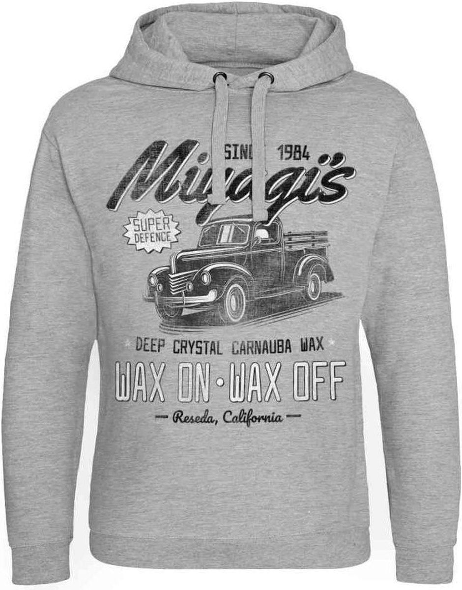 The Karate Kid Hoodie/trui -M- Miyagi's Super Defence Waxing Grijs