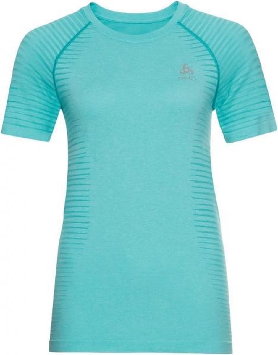 ODLO Essential Seamless Shirt Dames - groen - maat XL