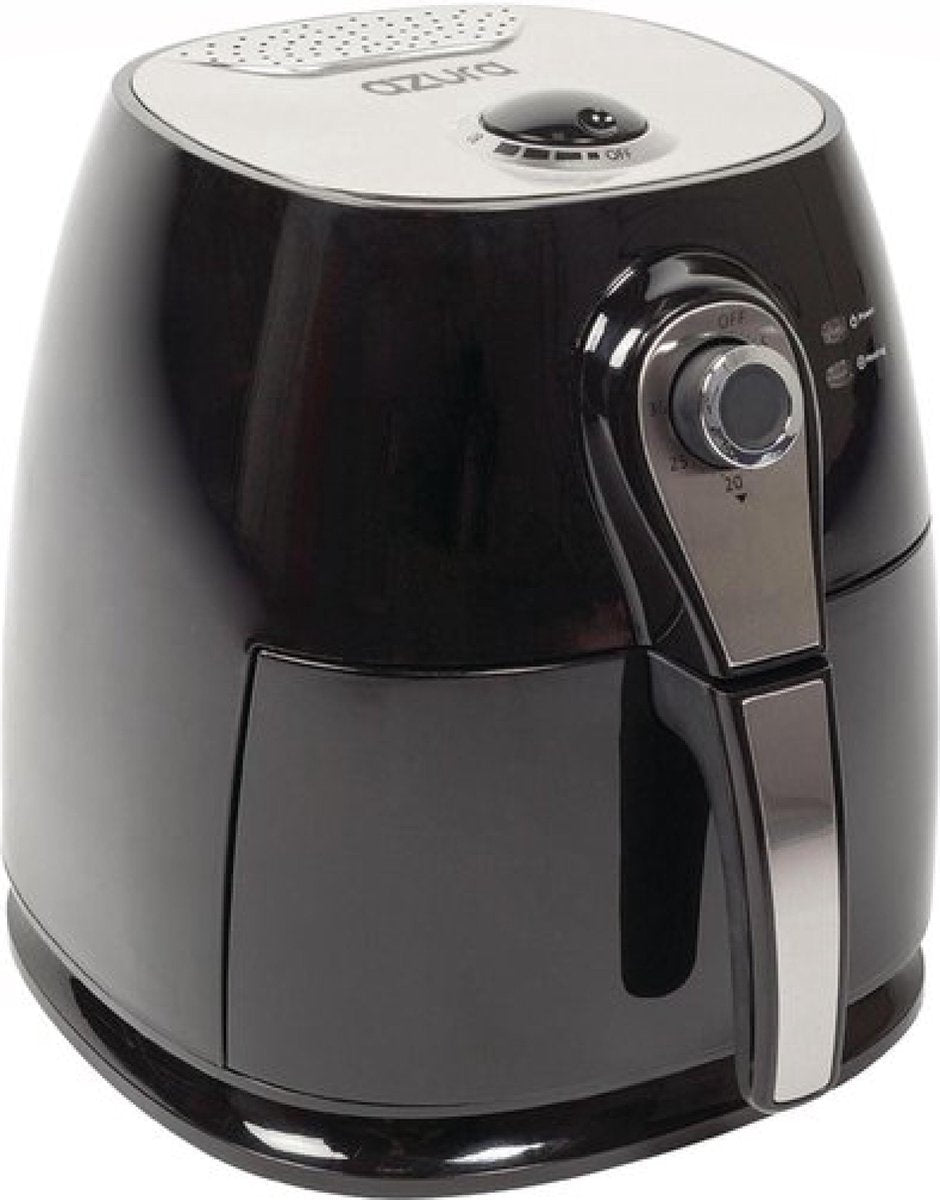 Azura AZ-AF10 Hot Air Fryer 3L 1400W Zwart/Zilver