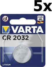 5 Stuks - Varta CR2032 230mAh 3V Professional Electronics Lithium batterij