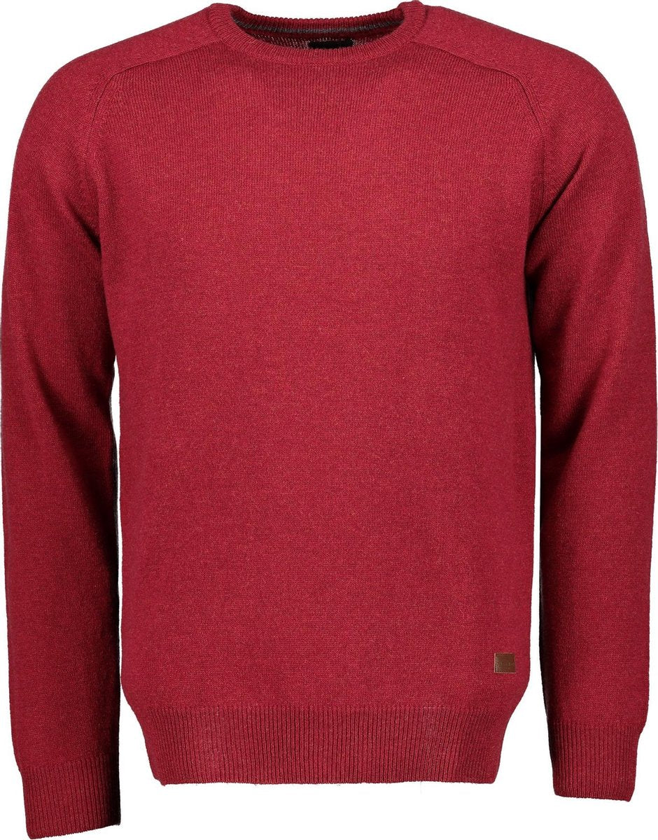 Jac Hensen Pullover - Modern Fit - Rood - 5XL Grote Maten