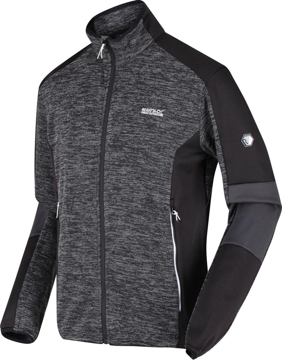 Regatta Fleecejack Coladane Heren Polyester Grijs Maat L
