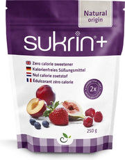 Sukrin+ (250g) - Bevat Erythritol - 100% natuurlijke suikervervanger - 2x zo zoet als gewone suiker