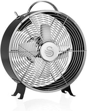 Swan Tafelventilator - 8 inch - Zwart