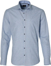 Jac Hensen Overhemd - Modern Fit - Blauw - 3XL Grote Maten