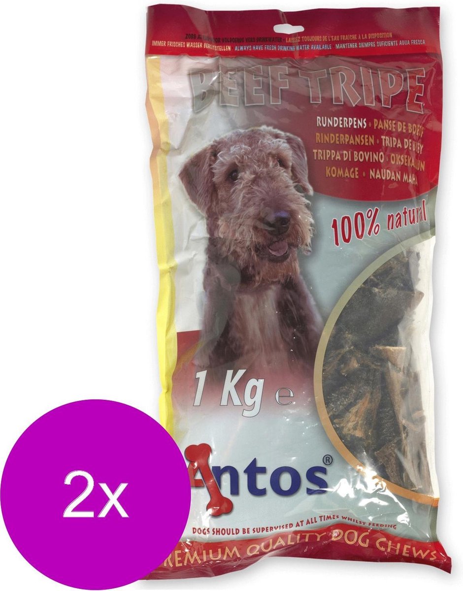 Antos Pensstaafjes 15 cm - Hondensnacks - 2 x 1 kg