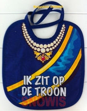Tekst slab ik zit op de troon