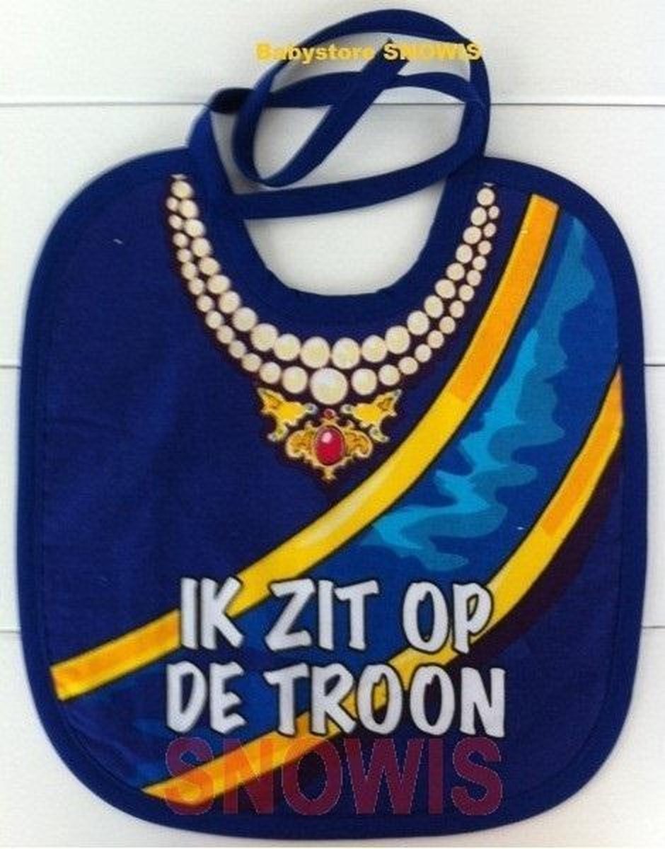 Tekst slab ik zit op de troon