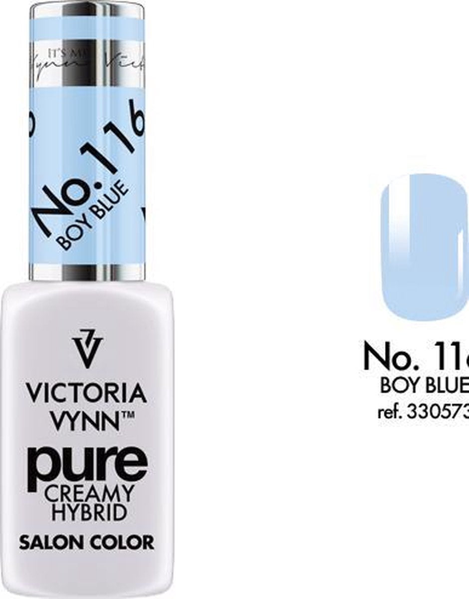 VICTORIA VYNN™ Gel Nagellak - Gel Polish - Pure Creamy Hybrid  - 8 ml - Boy Blue  - 116