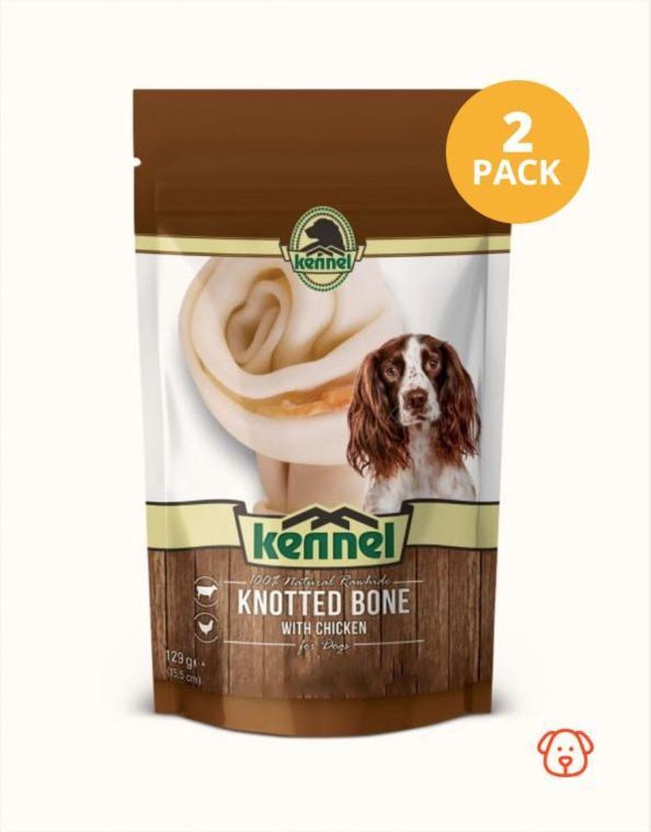 Kennel Chewing Bone Knotted / 2 pack