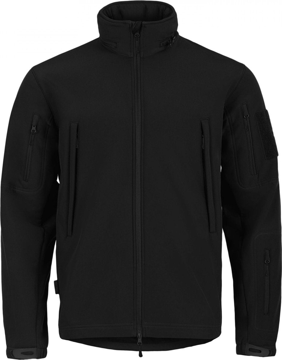 Highlander Outdoorjas Tactical Soft-shell Heren Zwart Mt Xs