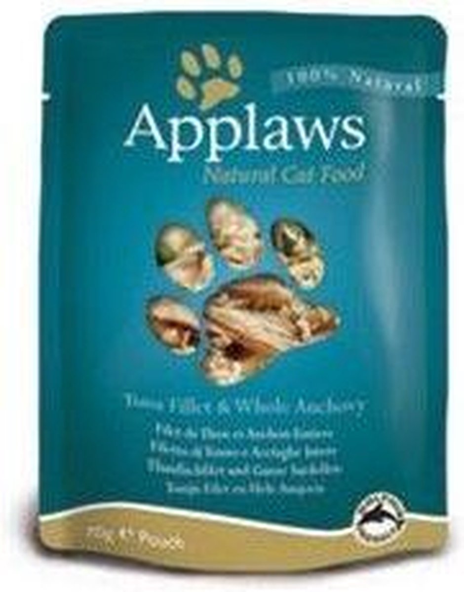 Applaws pouch vis tonijn en ansjovis - 70  gr