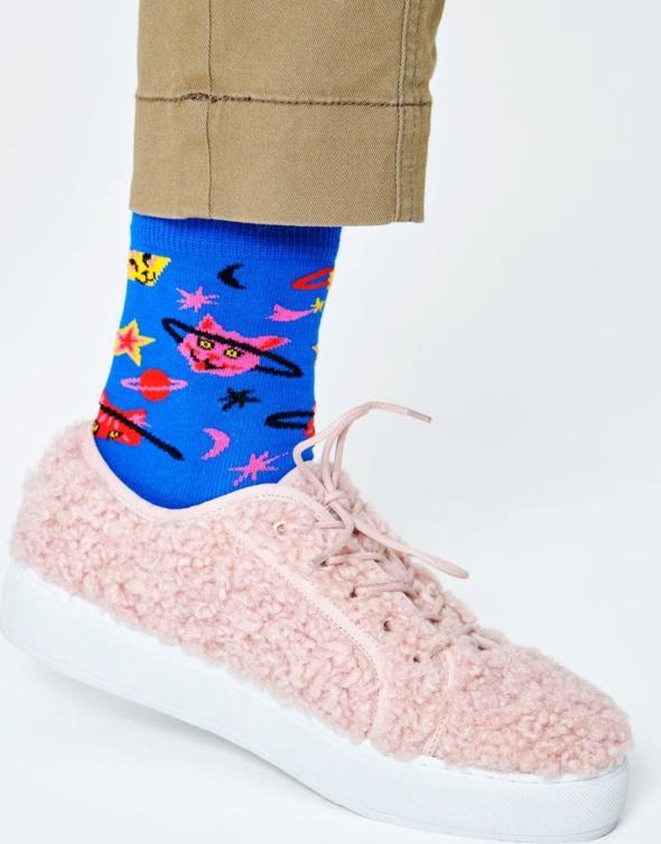 Happy Socks Half Crew Space Cat