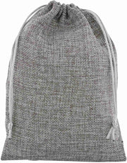 Shingyo Jute zakjes (PE) diversen maten - Product Maat: 15x20cm / Product Hoeveelheid: 100 st. / Product Kleur: Antraciet