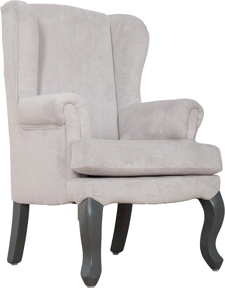 FAUTEUIL - VELOURS LIGHT GREY 49*47*75
