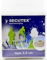 Secutex Sporttape Katoen 2.5cm Wit