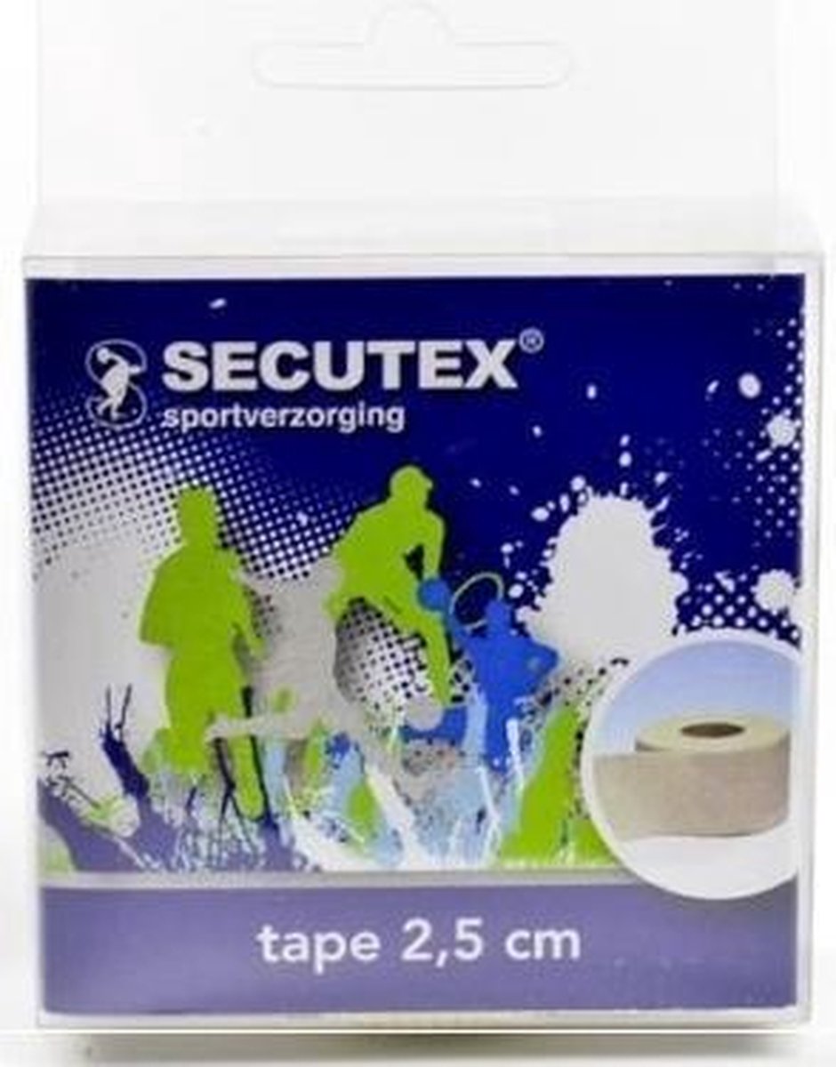 Secutex Sporttape Katoen 2.5cm Wit