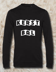 Sweater met opdruk “Kerst Bal” Zwarte sweater met witte opdruk. Een echt leuke
