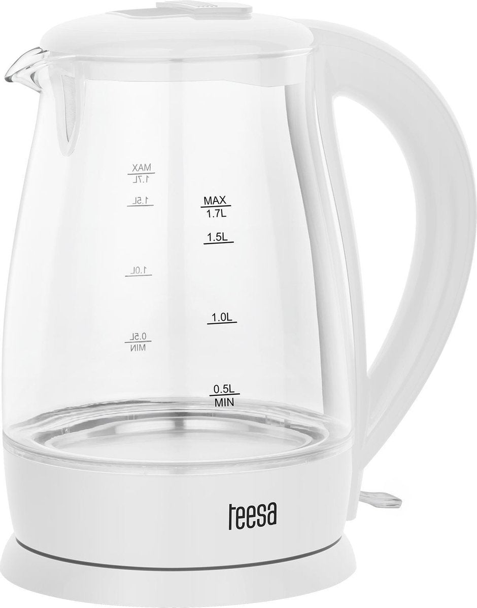 Teesa TSA1511W Elektrische glazen waterkoker inhoud 1