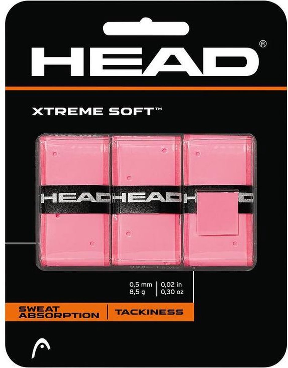 HEAD XtremeSoft 3 Pack Overgrip Roze