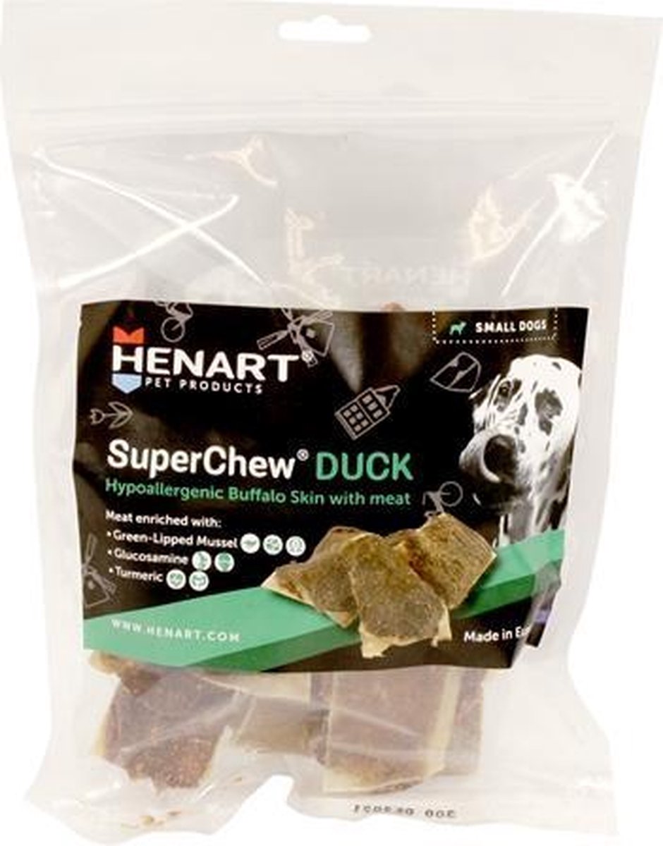 Henart superchew duck - small 250 gr - 1 stuks