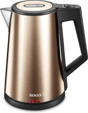 Sogo - Waterkoker DeLuxe - rvs - met warmhoudfunctie
