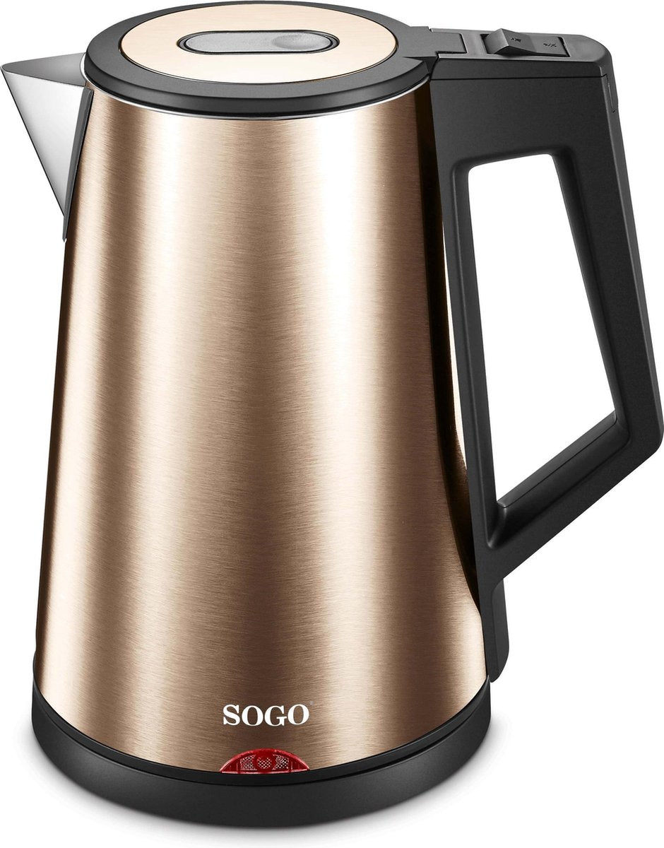 Sogo - Waterkoker DeLuxe - rvs - met warmhoudfunctie
