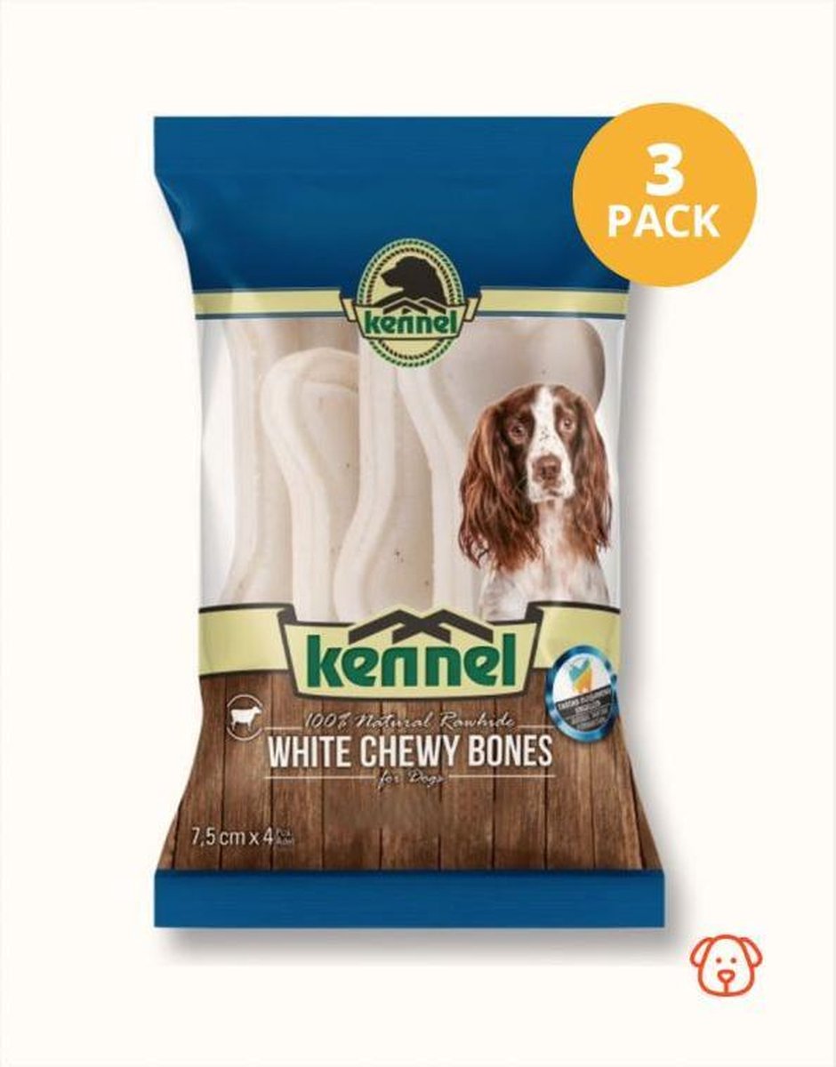 Kennel Chewing Bones White - Hondensnacks - 7