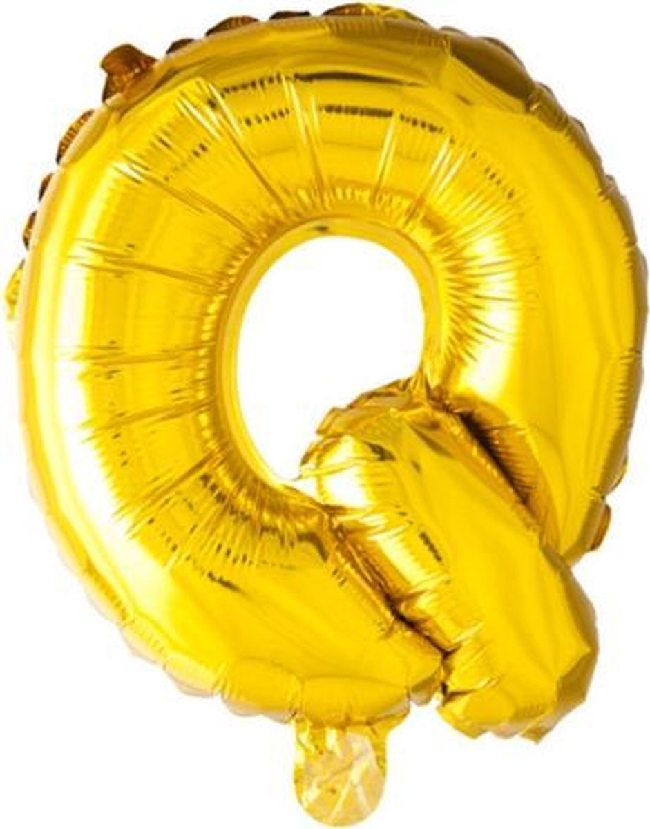 ballon - 100 cm - goud - letter - Q