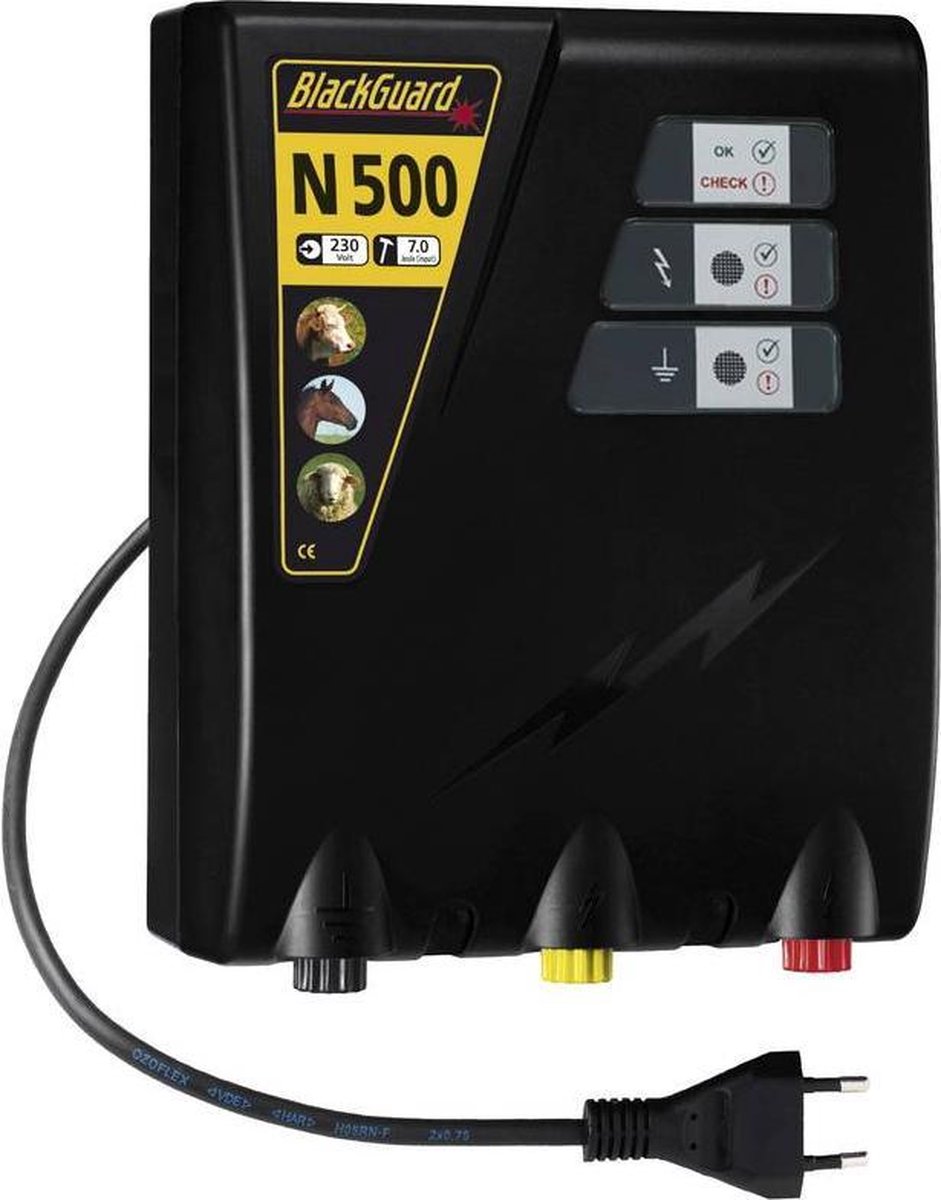 BlackGuard Schrikdraadapparaat N500 230V