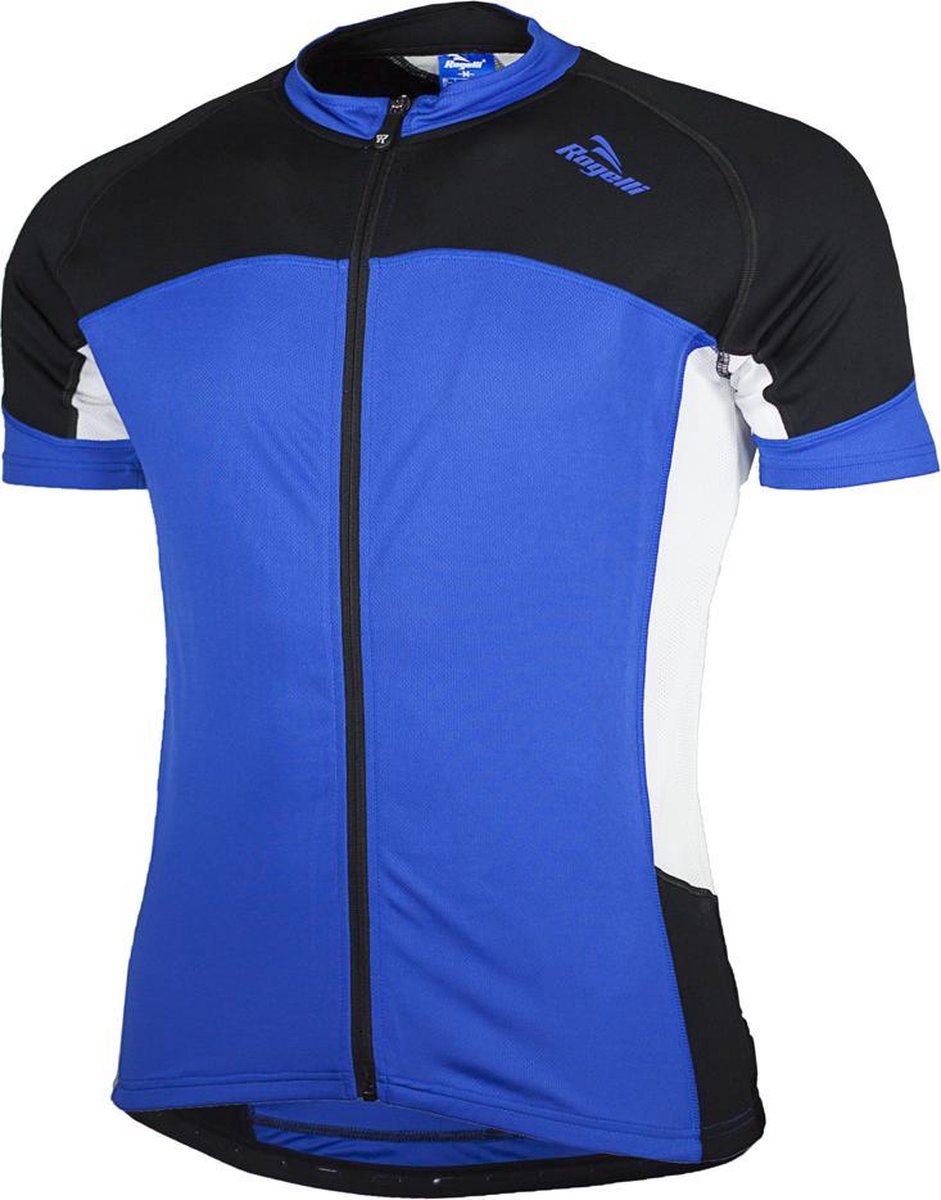 Rogelli Recco Fietshirt - Heren - Korte mouwen - Kobalt/Zwart/Wit