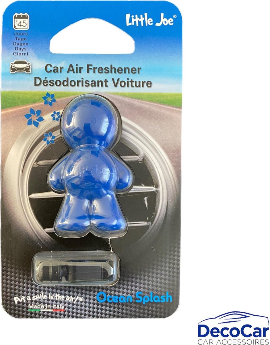 Little Joe Ocean Splash - Luchtverfrisser - Autoparfum - Auto Accessoires Interieur - Auto Geurverfrisser - Luchtverfrisser Auto - Auto Geur - Auto Accessoires - Auto