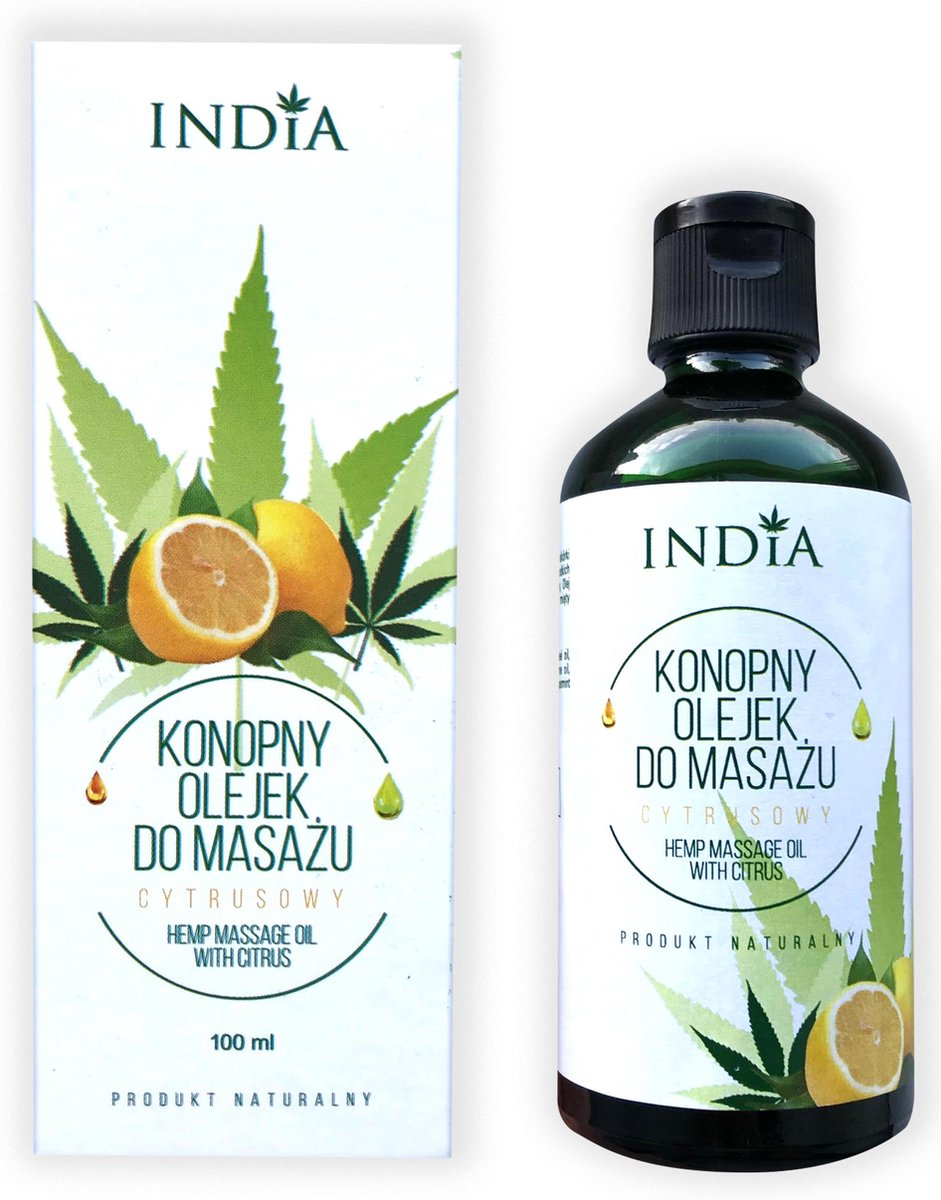 India Cosmetics Natuurlijke massage olie - Citrus