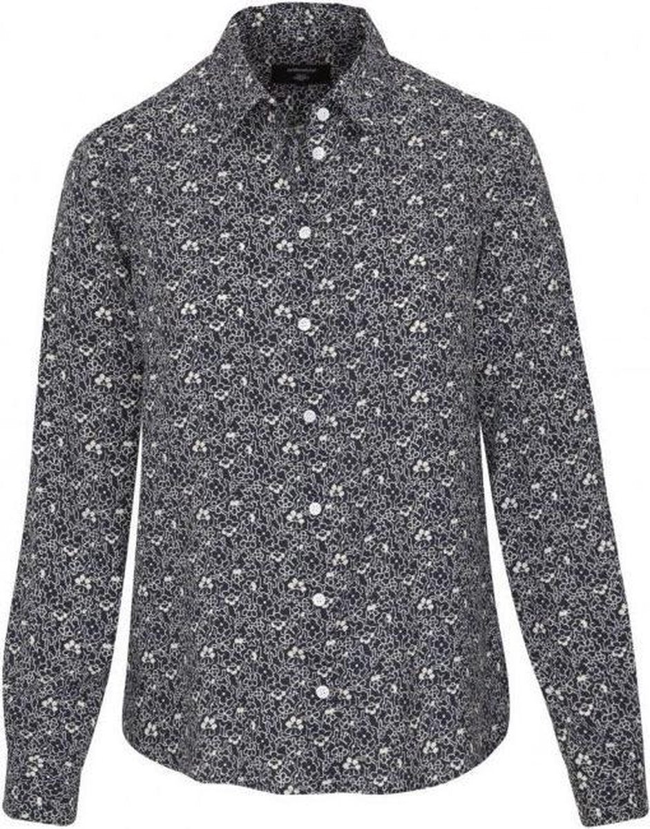 Seidensticker Limited Edition Liberty of London overhemd bloes donkerblauw -mt.42