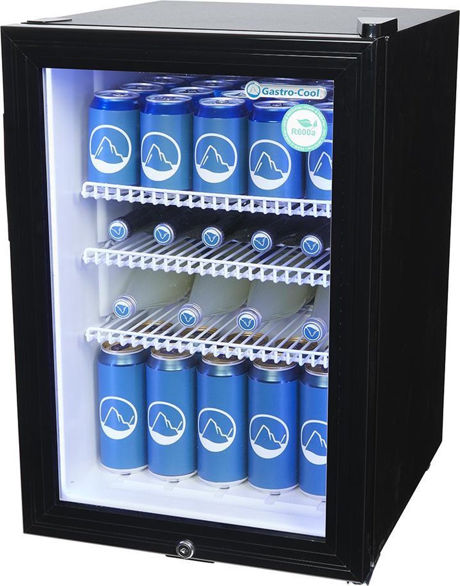 Gastro-Cool KW65 - Flessenkoelkast - Zwart