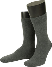 Basset | 6 Pack | Sokken Heren | Grote Maten Heren | Naadloos | Donker Grijs| Maat 47-50