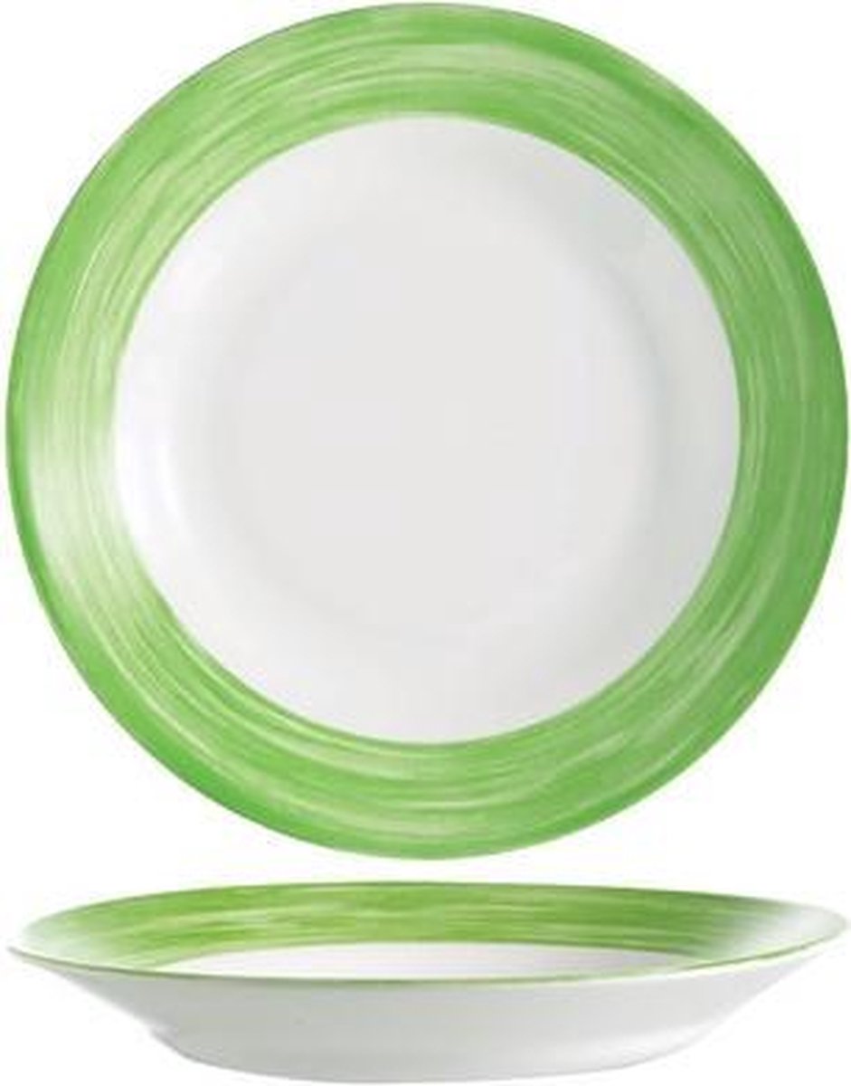Brush Diep Bord - Groen - Ø 22