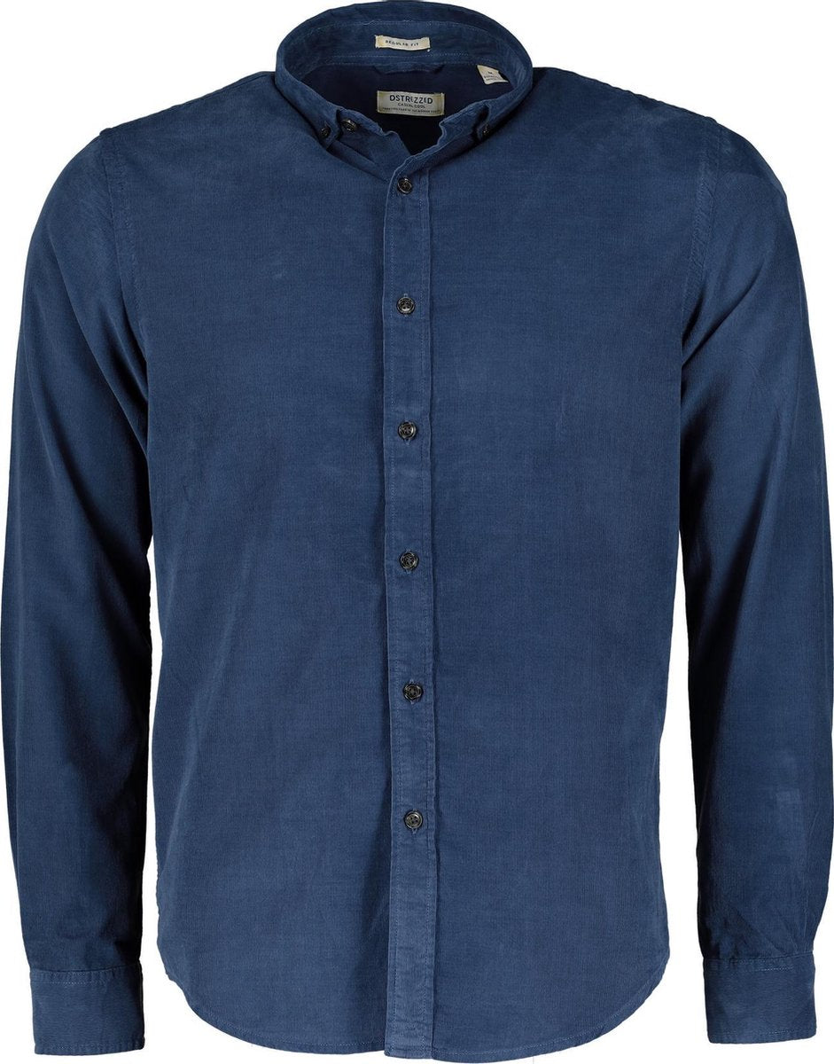Dstrezzed Overhemd - Slim Fit - Blauw - XXL