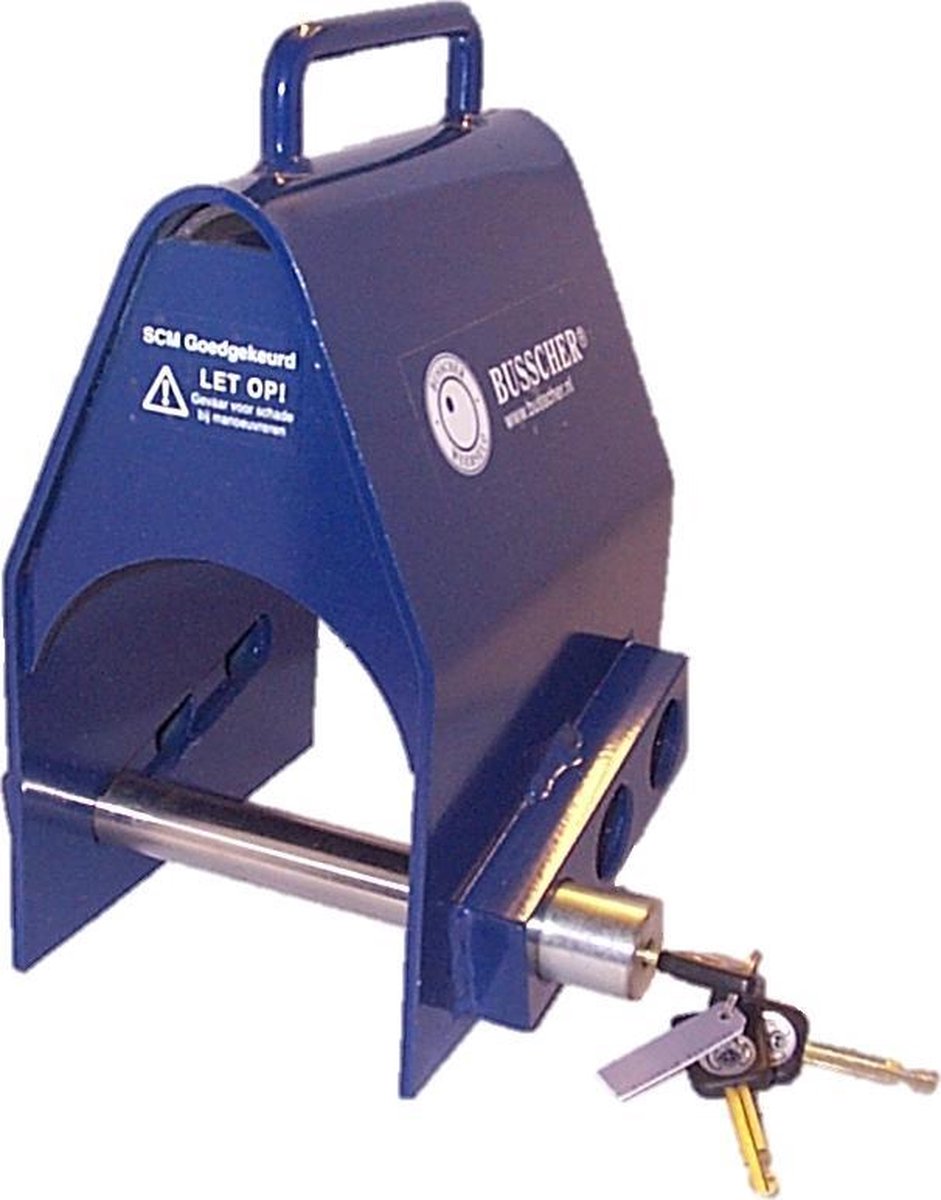 Overdekslot SCM Gekeurd Aanhanger Blauw of Geel
