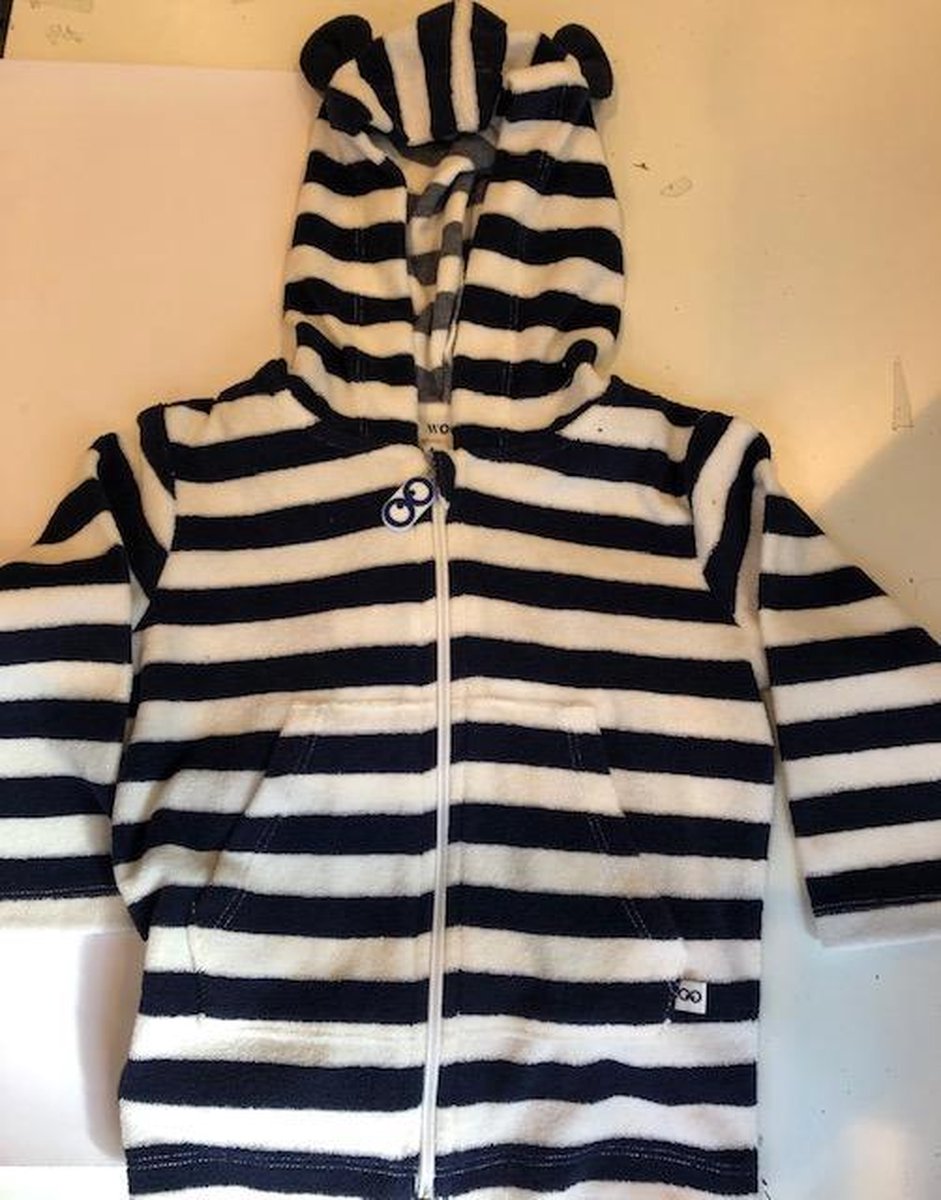 Woody - Jas unisex blauw-wit gestreept - 3m