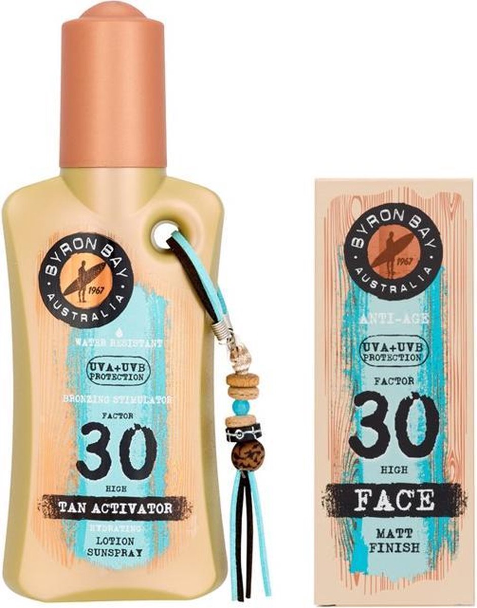 Byron Bay Tan Activator SPF 30 & Face SPF 30