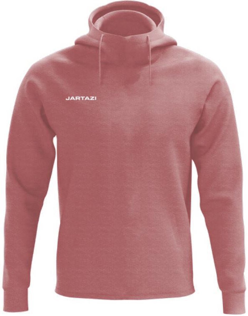Jartazi Hoodie Premium Heren Polykatoen Oudroze Maat Xl