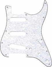 Modern Style Pickguard Strat wit Pearl 4-Ply 11-Hole