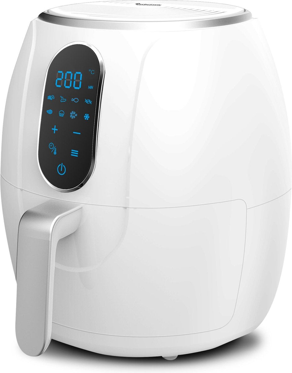 Turbotronic TT-AF3D Digitale Airfryer/ Friteuse - 3 Liter Wit